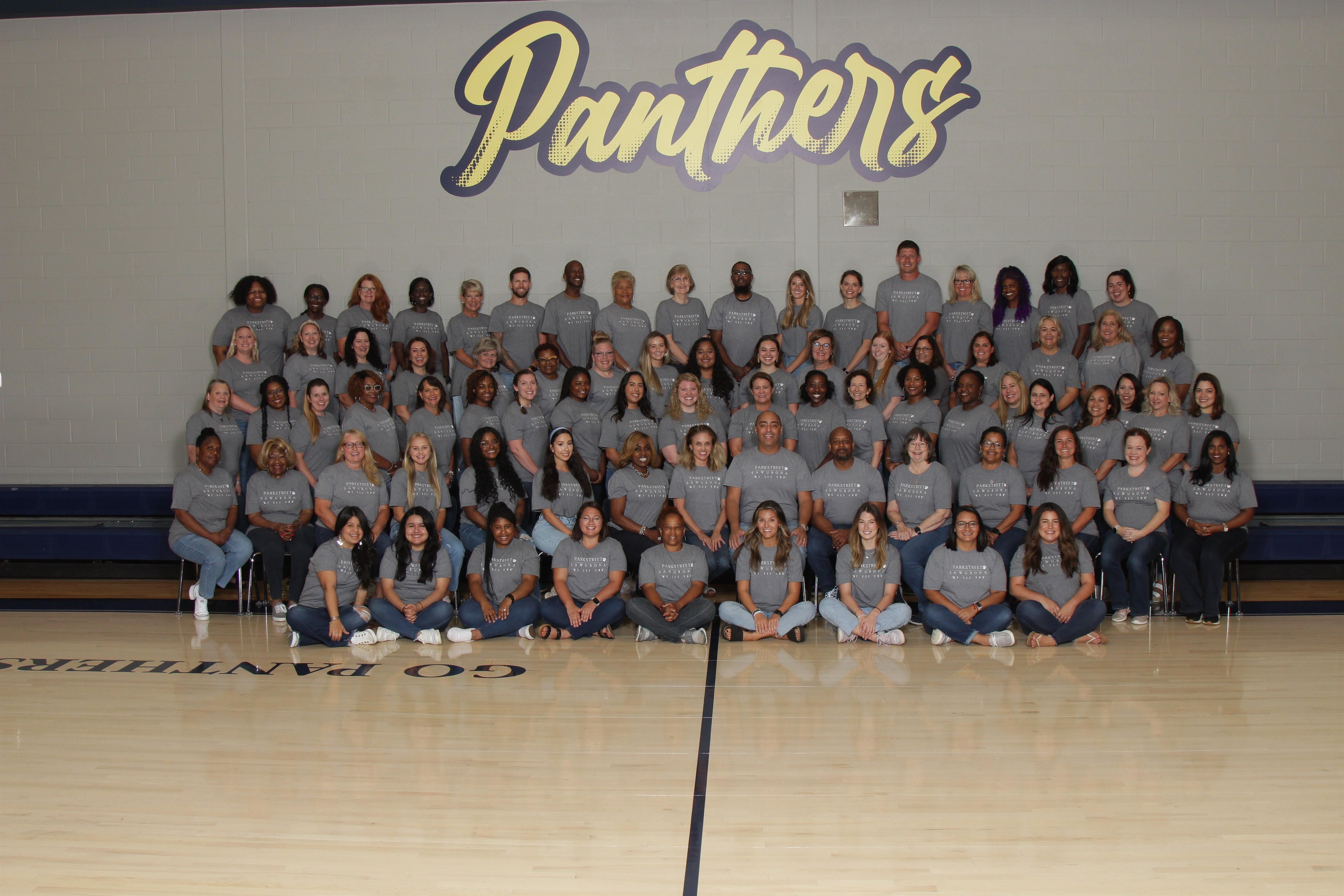 2023-2024 Park Street Elementary School Faculty and Staff group photo